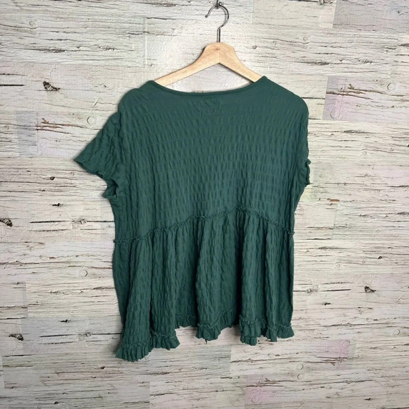 Urban outfitters oversized green blouse top size xs - Picture 9 of 9